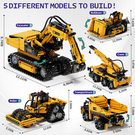 DOLIVE 5-in-1 crane with movable parts for interactive play