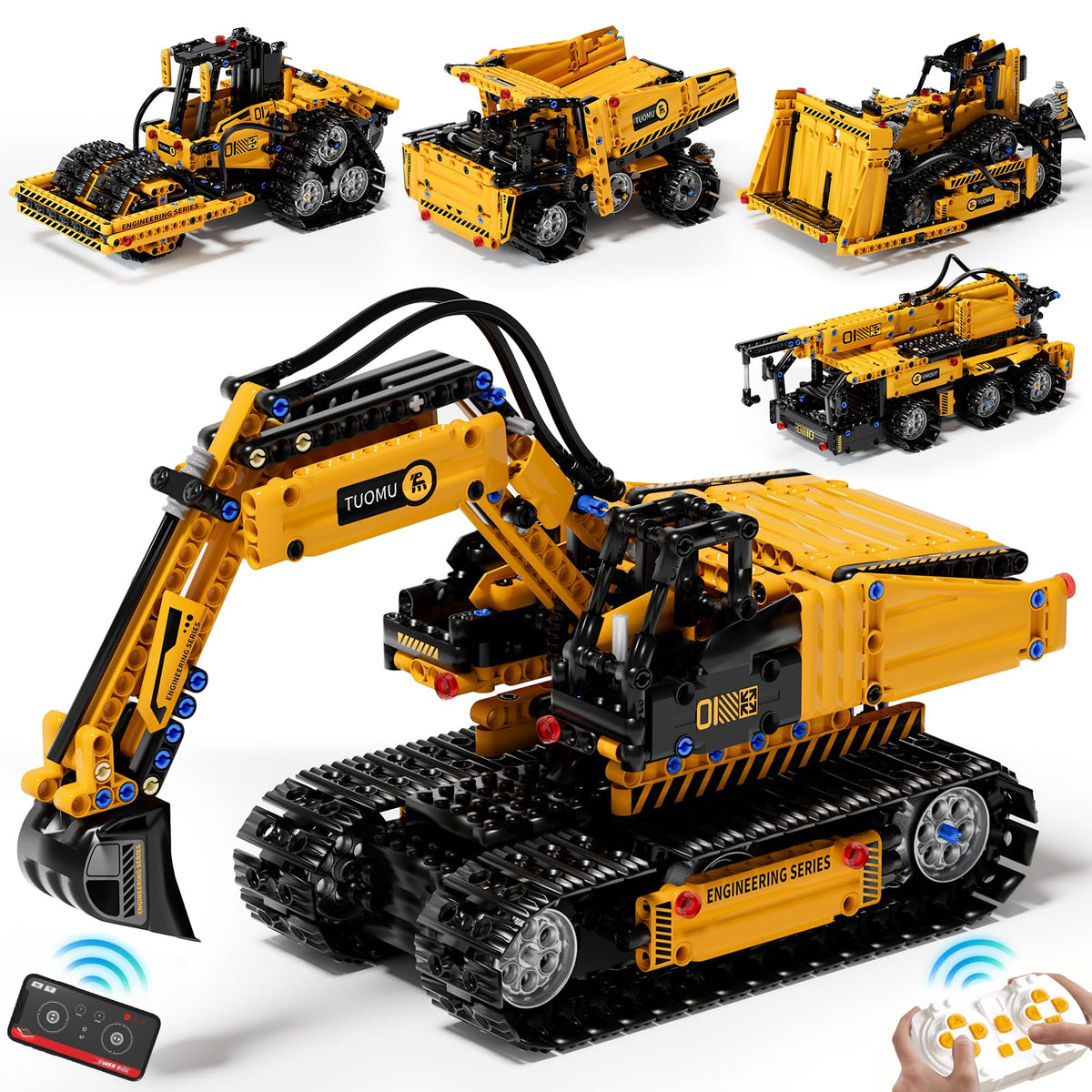 DOLIVE 5-in-1 excavator model for hands-on learning and play