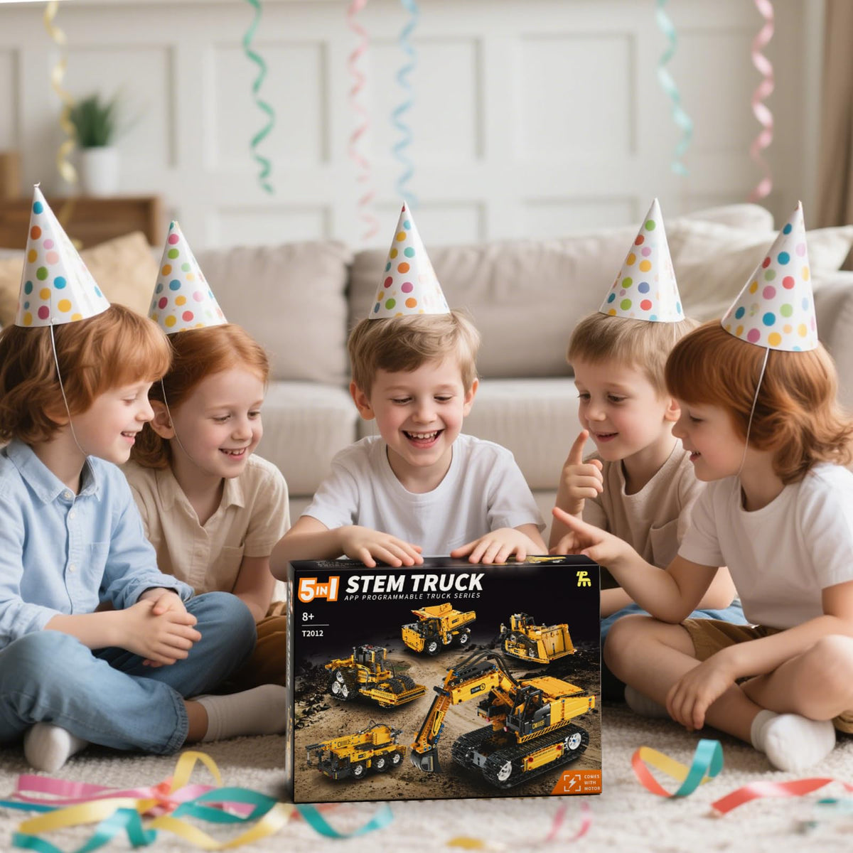 DOLIVE 5-in-1 instruction stickers for easy assembly