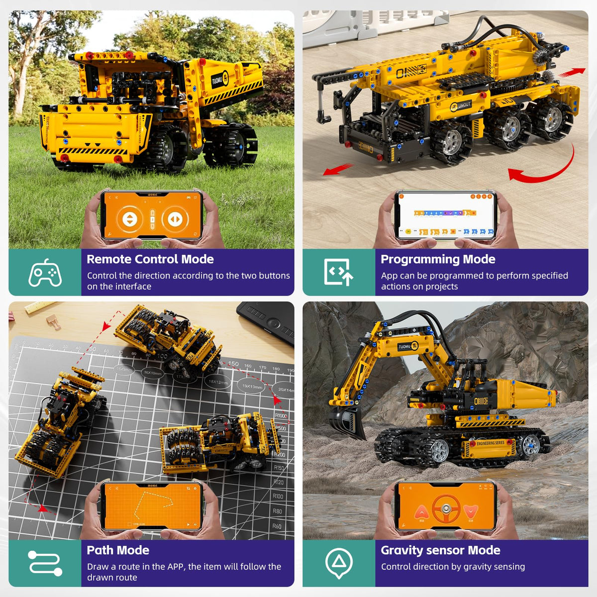 DOLIVE 5-in-1 transportation truck for realistic model experience
