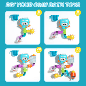 DOLIVE bath toys colorful pieces spark imaginative bath time