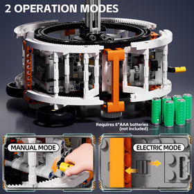 DOLIVE Earth-Moon orbit model shows orbital motion in action