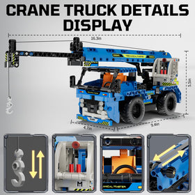 DOLIVE STEM RC Truck blue and black design highlighting durable ABS plastic