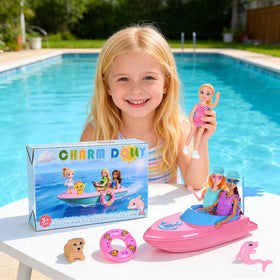 Dollbie articulated dolls demonstrate dynamic posing for storytelling