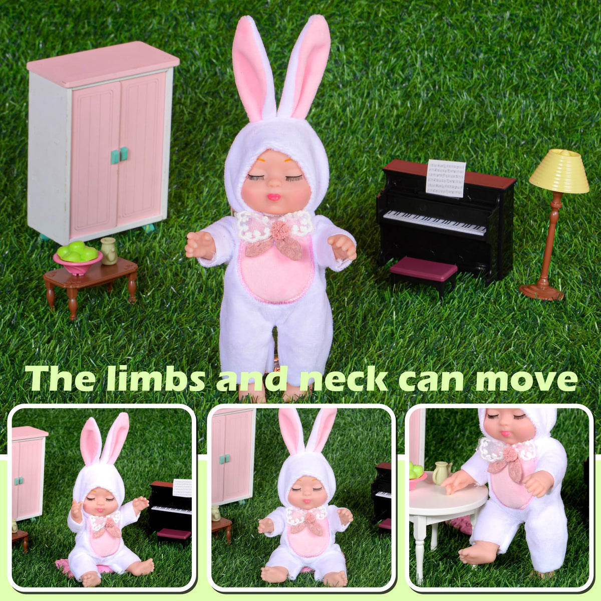 Dollbie baby dolls with soft features ideal for little hands