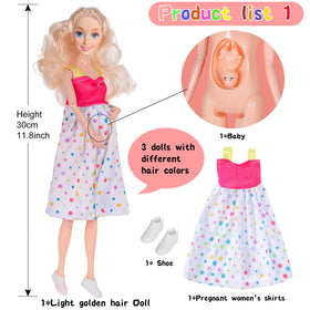 Dollbie interchangeable bellies dolls enabling flexible storytelling