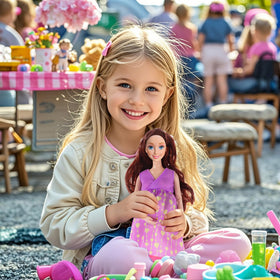 Dollbie three-dolls playset supports diverse imaginative scenarios