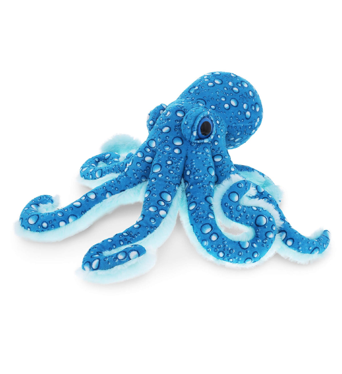 DolliBu Large Octopus Plush head close-up, ideal for cuddling and imaginative sea play