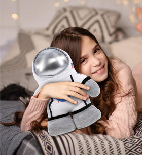 DolliBu Snug Mooshies astronaut plush as a delightful gift for kids and fans.