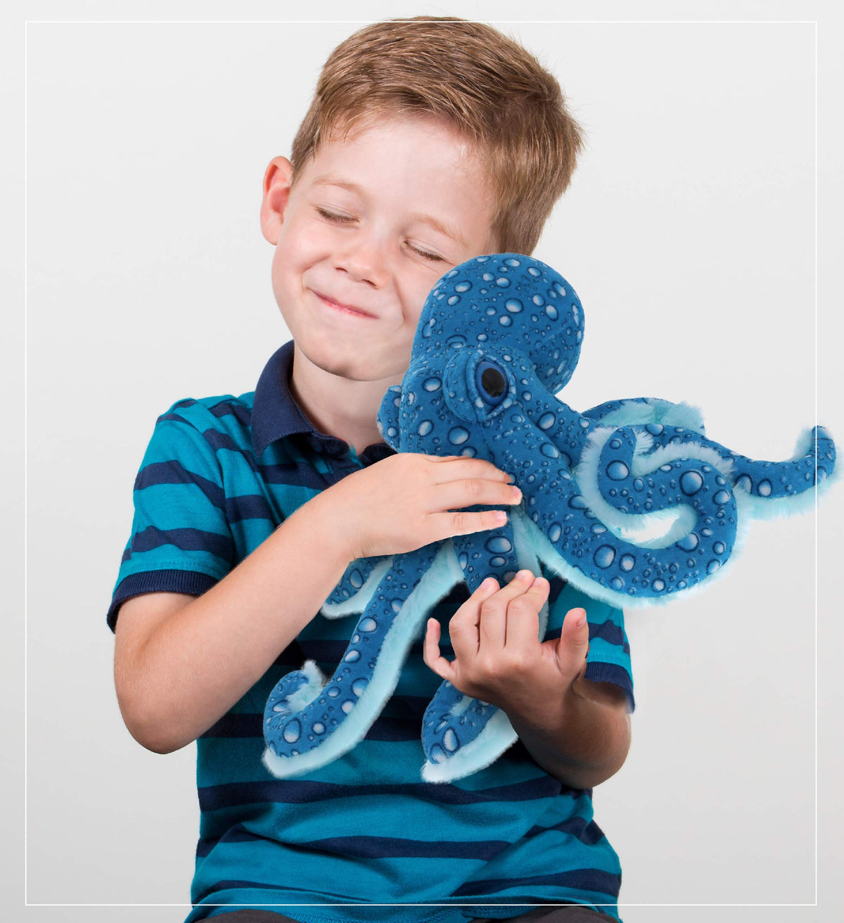 DolliBu Stuffed Octopus Gift, perfect present for kids, teens, and adults