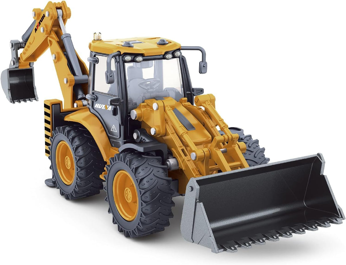 Dollox die-cast excavator front-loader 1:50 for desk display and collectibility