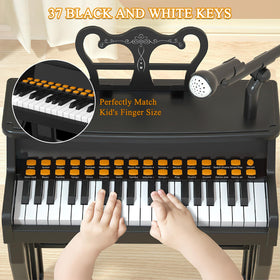 Dollox piano connects to MP3 devices for extra tracks and learning