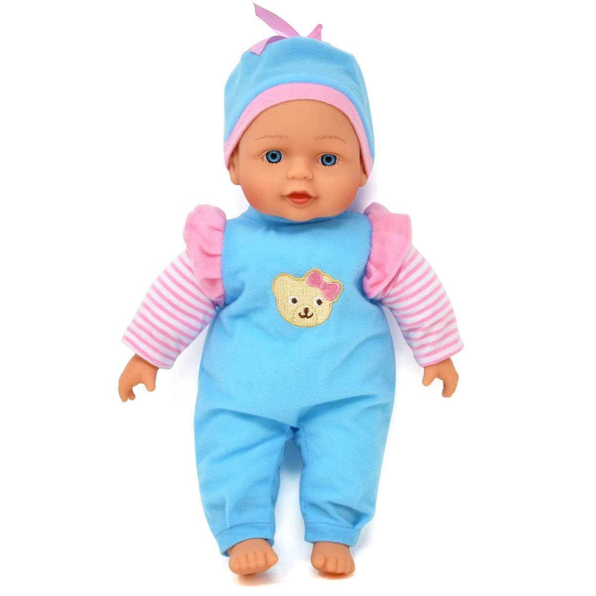 Dolls To Play briefcase pocket stores doll accessories for organized pretend play.