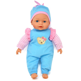 Dolls To Play briefcase pocket stores doll accessories for organized pretend play.