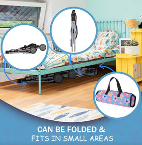 Dolls To Play floral pattern set boosts imaginative play with bright visuals