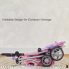 Dolls To Play premium twin stroller with durable frame for indoor and outdoor adventures.