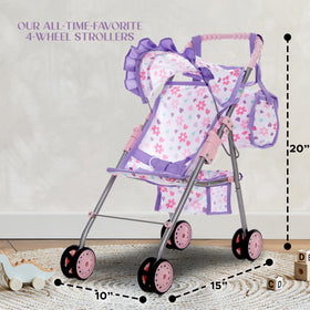 Dolls To Play matching purple diaper bag for doll accessories