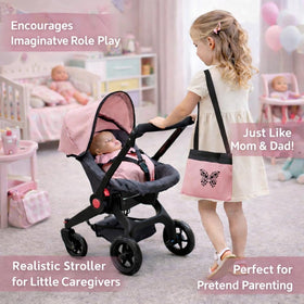 Dolls To Play rotating wheels for smooth, easy navigation during playtime