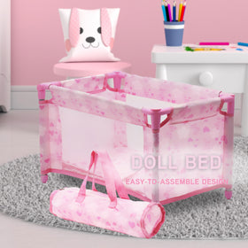 Dolls To Play storage basket supports tidy toy organization.