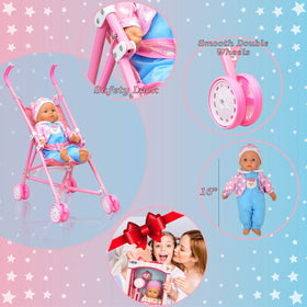 Dolls To Play safety-tested set shown compact for small spaces.