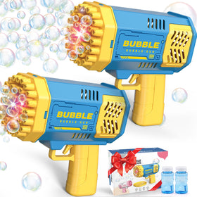 Dolanus Bubble Gun Duo Pack Blue delivers nonstop bubbles for outdoor play
