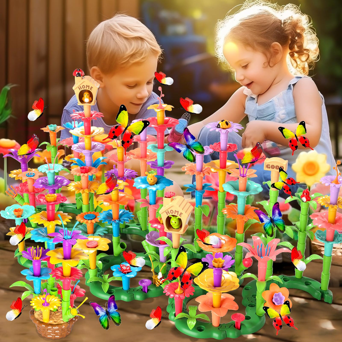 Child-safe materials ensure smooth, burr-free pieces for little builders