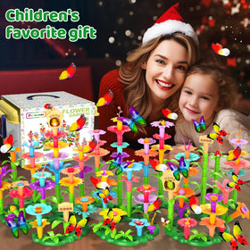 Gift-ready flower garden set makes a thoughtful present for little gardeners