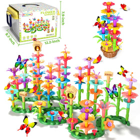 Hands-on building activity promotes concentration and fine motor skills during play