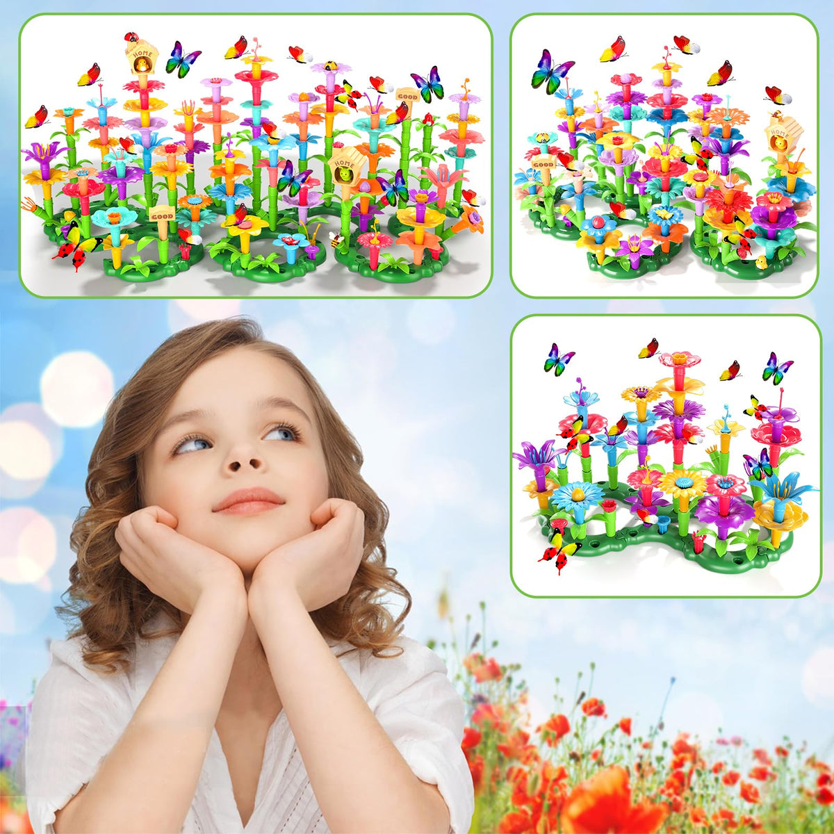 Interchangeable pieces bundle enables endless garden designs with Doloowee