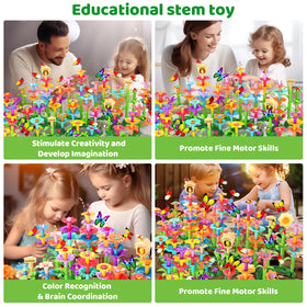Portable storage box keeps the Doloowee garden pieces organized for outdoor play