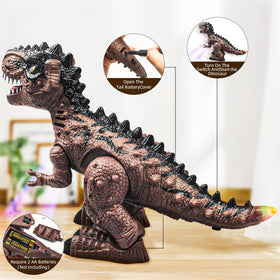 Doloowee dino toy helps develop hand-eye coordination during play