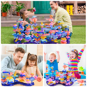Doloowee ocean-themed assembly area encourages exploration and spatial skills.