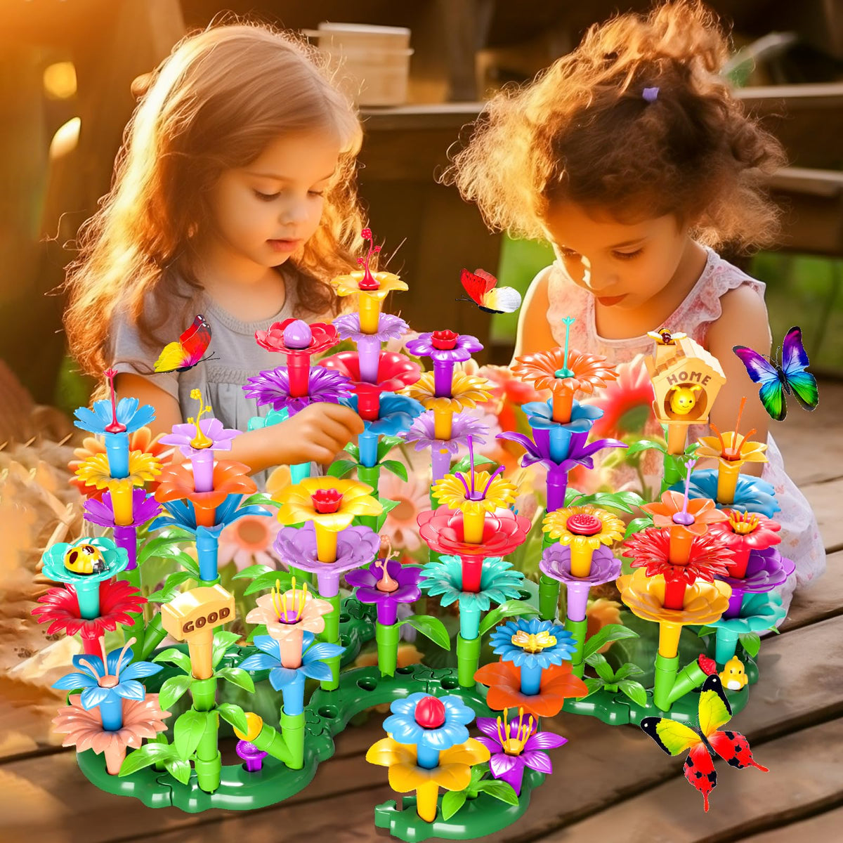 Doloowee washable parts simplify cleanup after garden crafts.