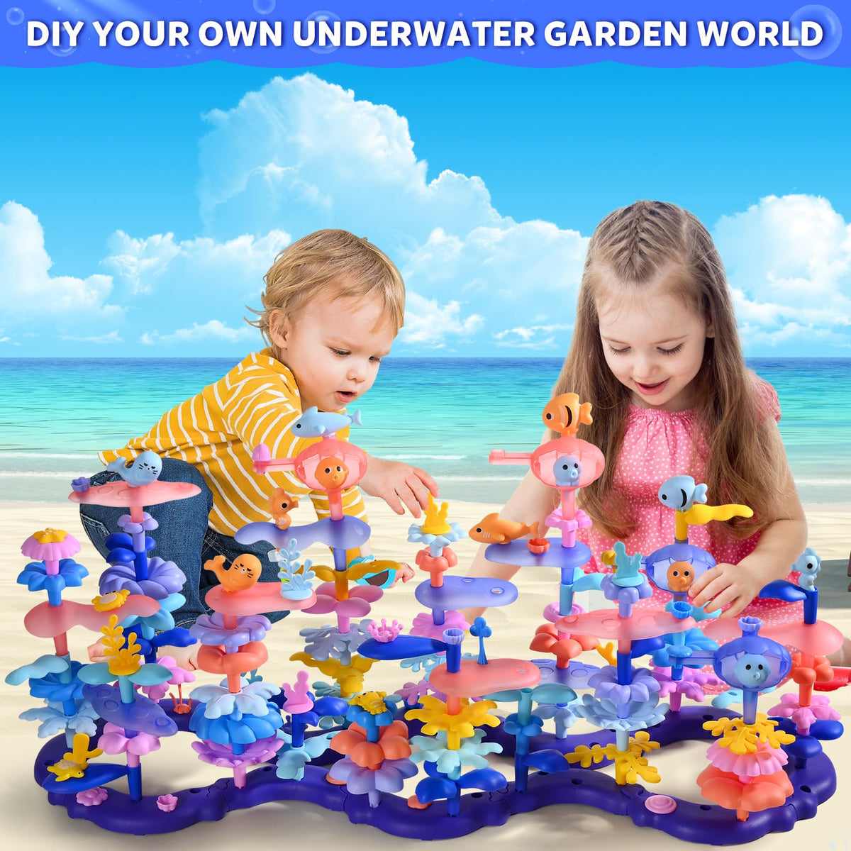 Doloowee washable toy set with carrying case for outdoor play.