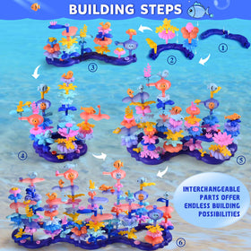 Doloowee whales and sea lions figures to spark storytelling and creative building.