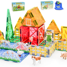 Dolph Hug Farm Tiles showcase a barn scene for imaginative play and early learning.