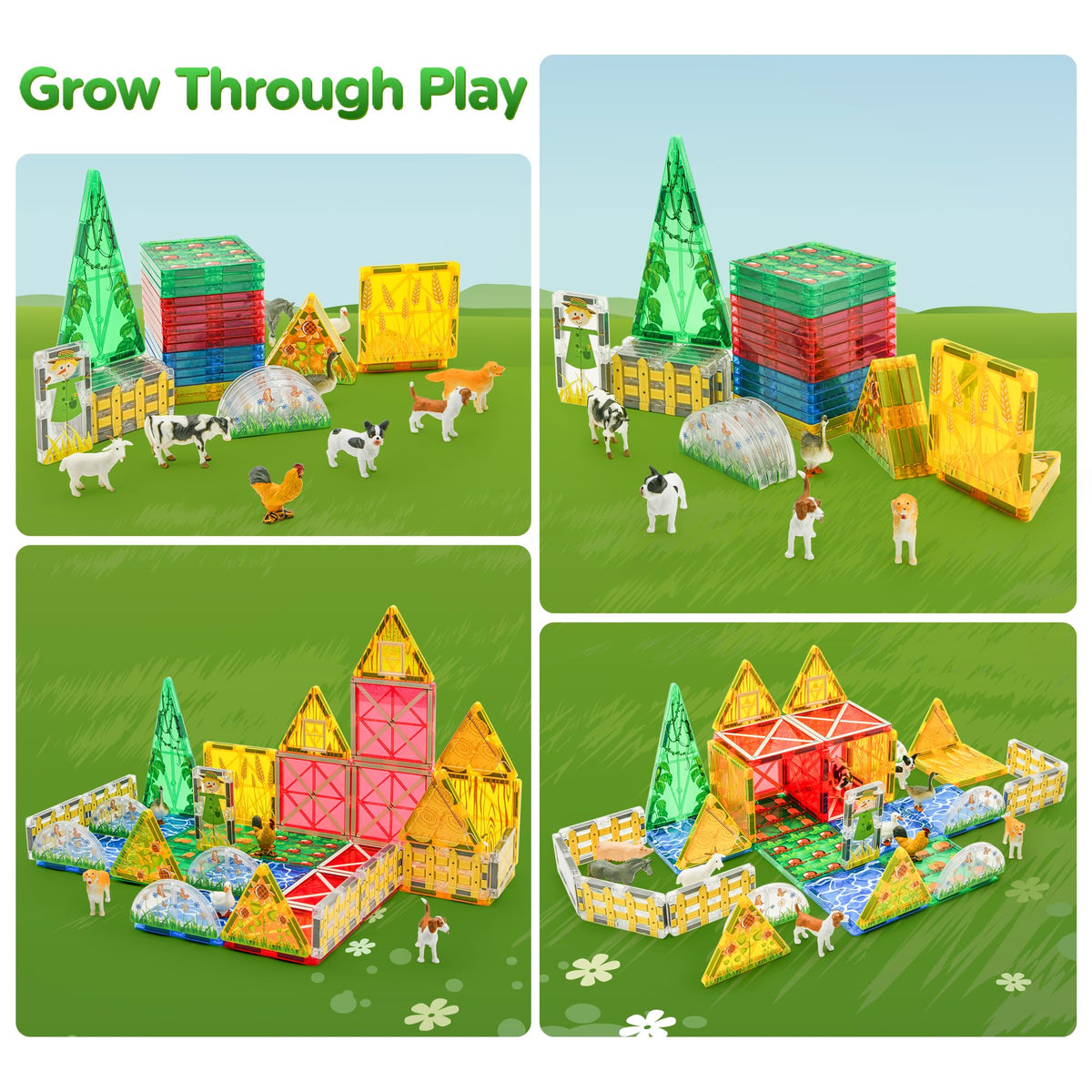 Dolph Hug Farm Tiles grain stacks support constructive building and spatial awareness.