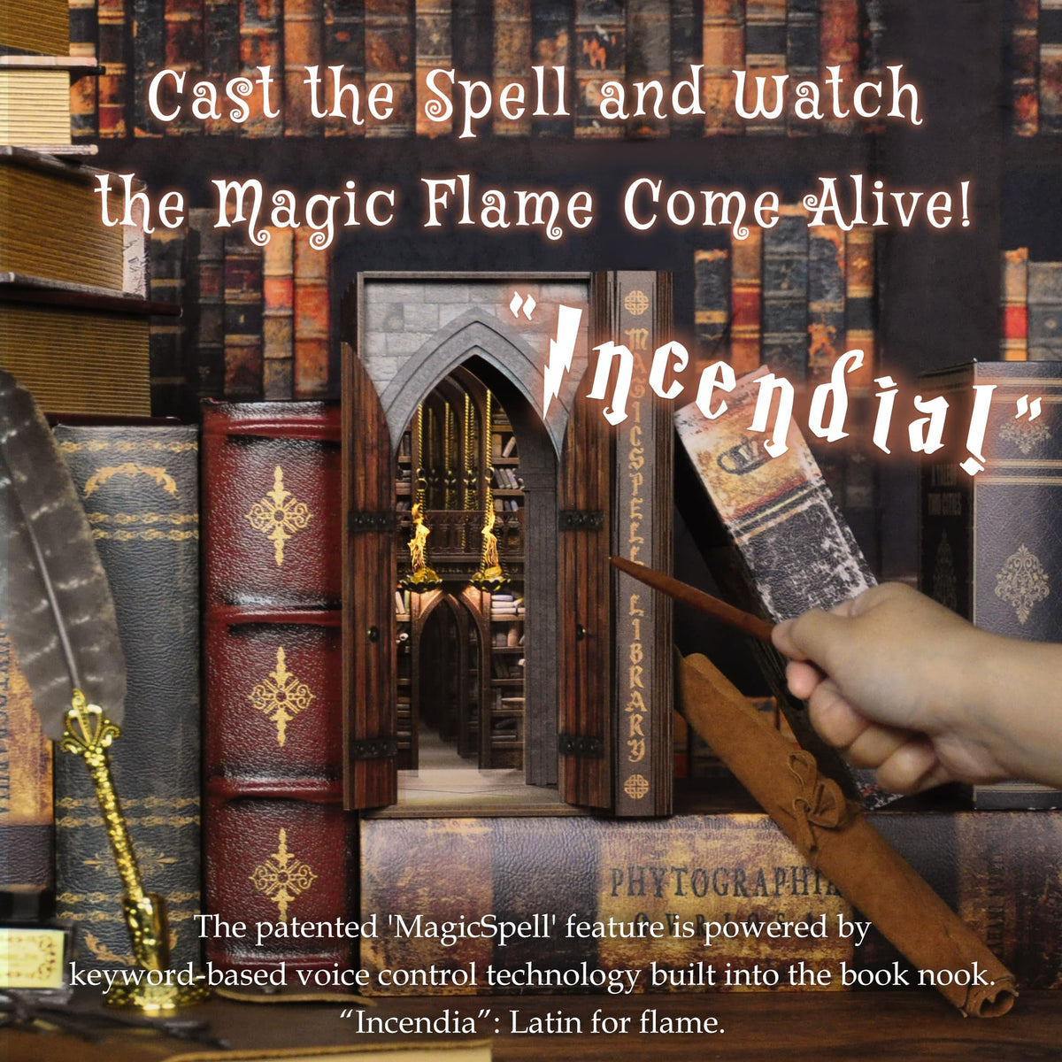 Dolphin Island Wand Spellcasting highlights interactive magic in your book space