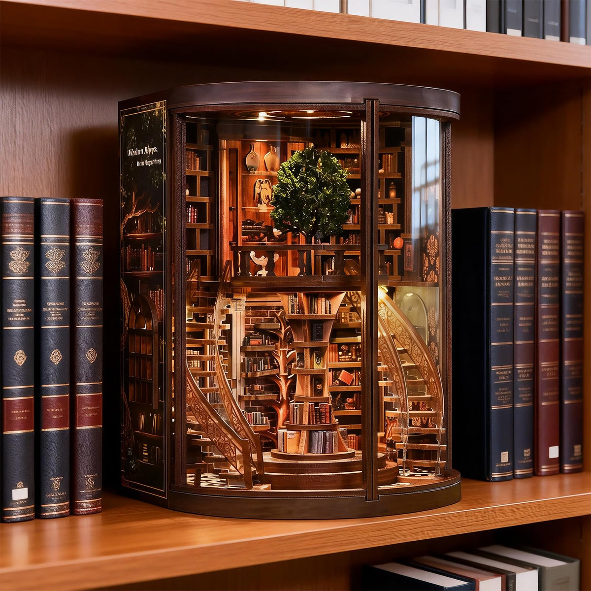 DolphinIsle Book Nook snap-fit assembly reduces glue use