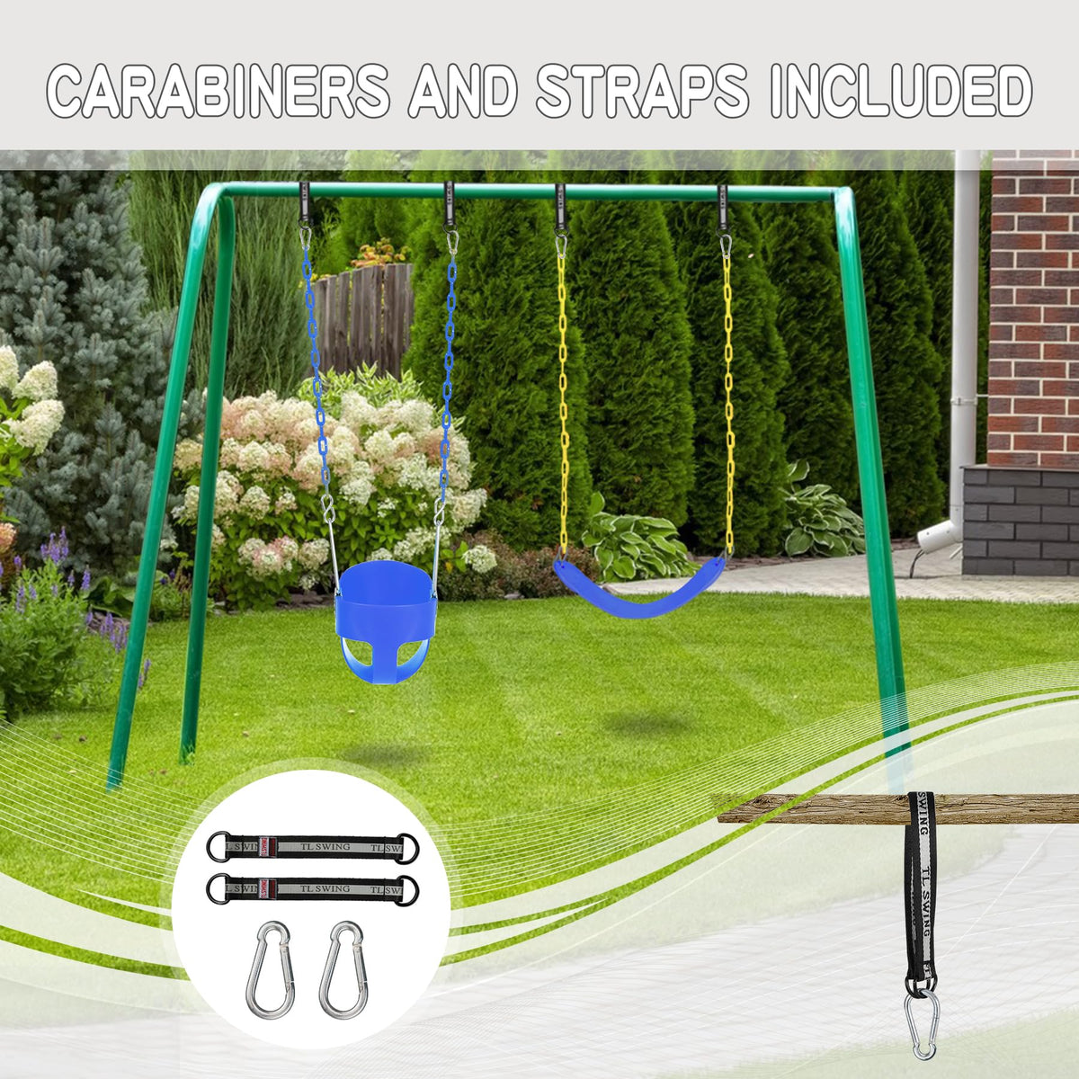 Domaker swing setup kit included for ready installation.