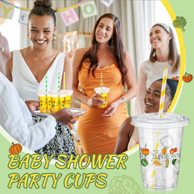 Domensi 12oz disposable party cups kit simplifies cleanup.