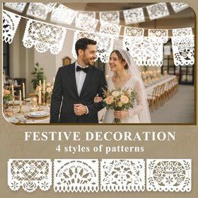 DomeStar all-white banner creates instant photo backdrop for birthdays.