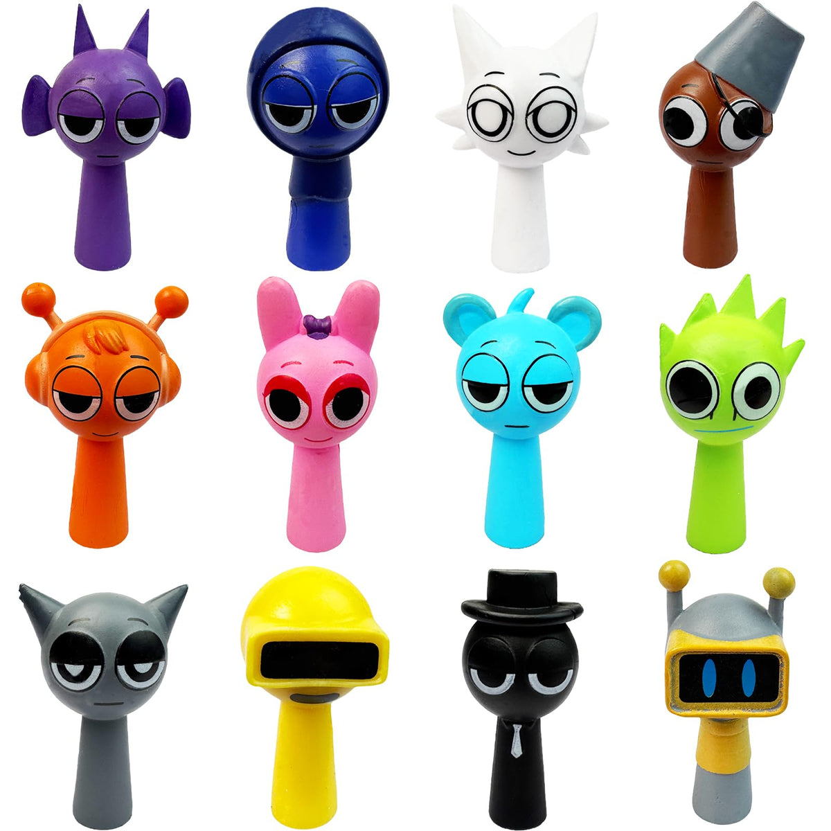 DONGYING action figures mystery box on a shelf, ideal collectible decor.