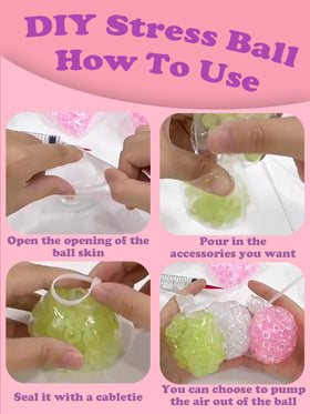 Donpidd stress ball kit craft night scene highlighting ASMR and creativity