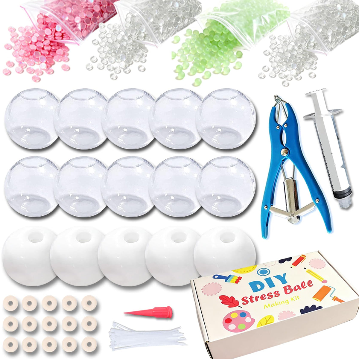 Donpidd stress ball kit skins with soft TPR texture for satisfying squeezes