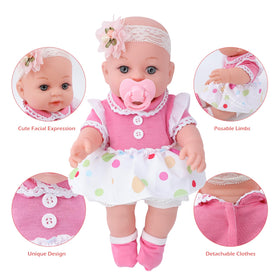 DONTNO burp cloth for tidy pretend feeding sessions