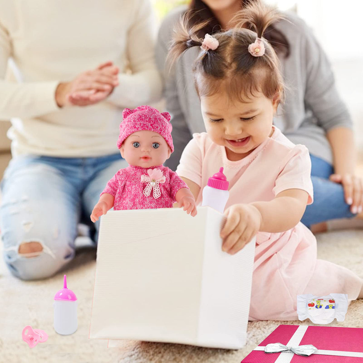 DONTNO gift-ready doll set, perfect for holidays and birthdays.