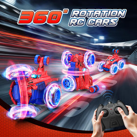 Doodays Spider RC car with bright wheel lights for night racing