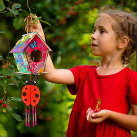 DoodleDoo Pre-Cut Panels provide sturdy wood for durable birdhouses.