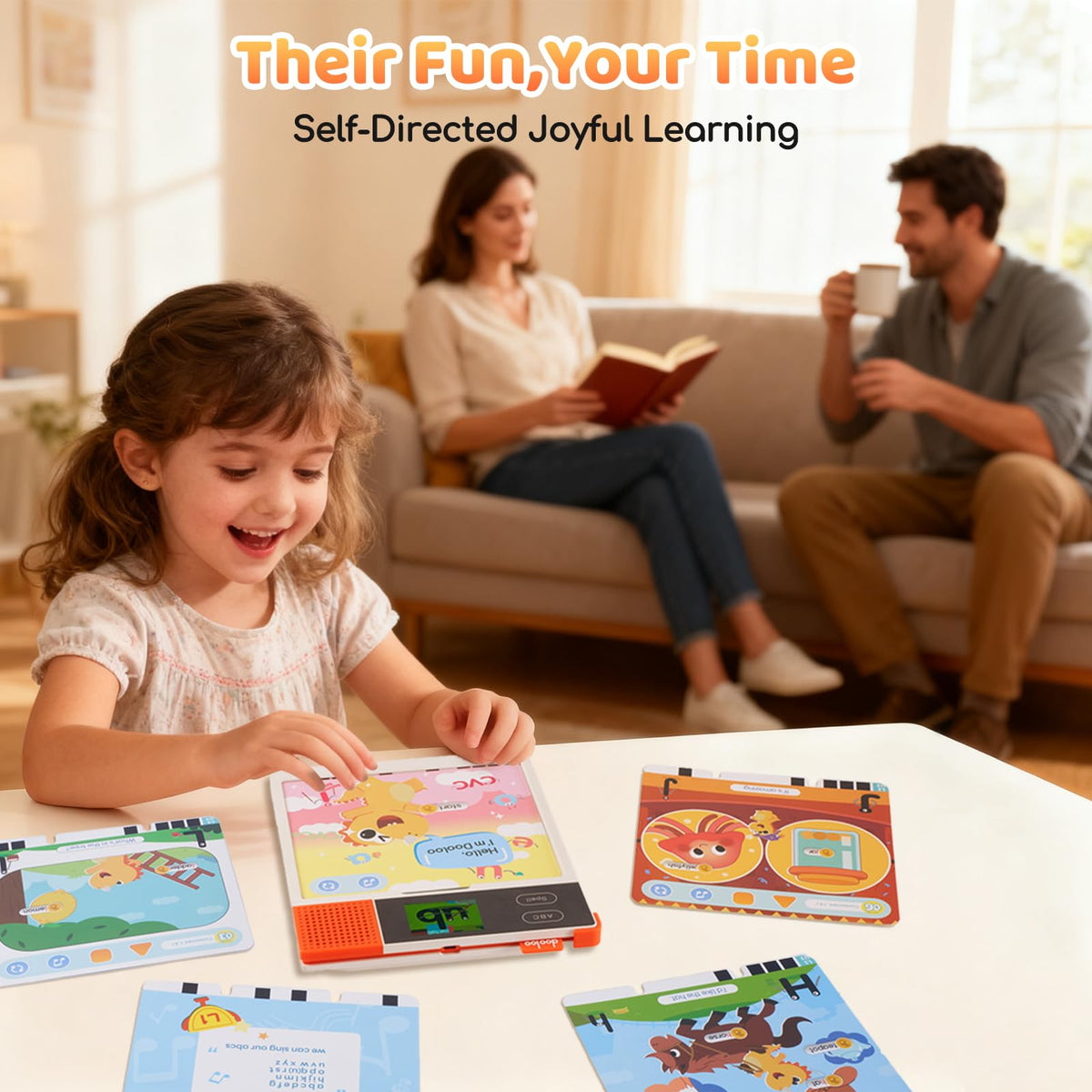 Dooloo kid reading session during focused practice